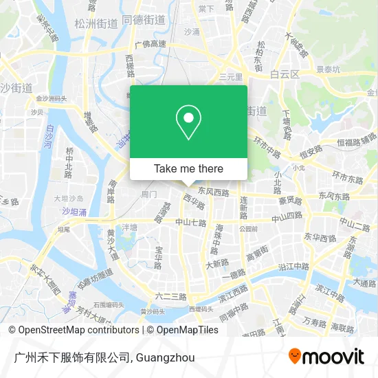 广州禾下服饰有限公司 map