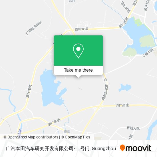 广汽本田汽车研究开发有限公司-二号门 map