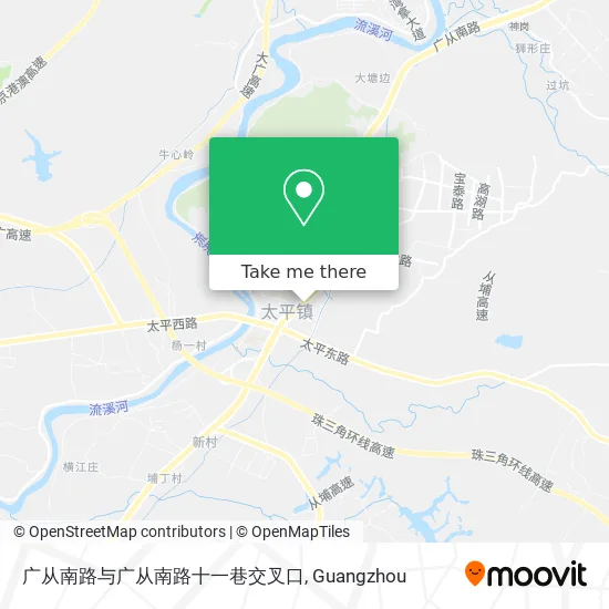 广从南路与广从南路十一巷交叉口 map