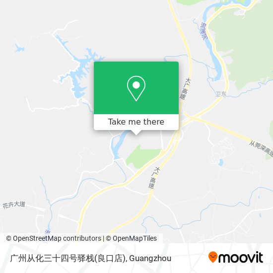 广州从化三十四号驿栈(良口店) map