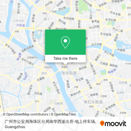 广州市公安局海珠区分局南华西派出所-地上停车场 map