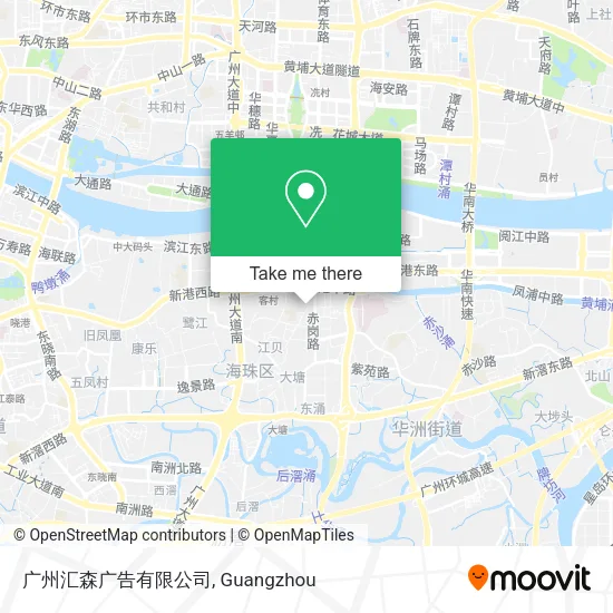 广州汇森广告有限公司 map