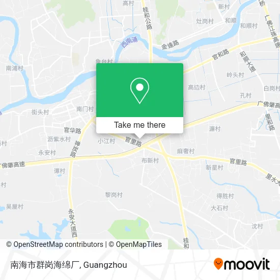 南海市群岗海绵厂 map