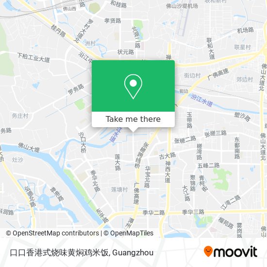 口口香港式烧味黄焖鸡米饭 map