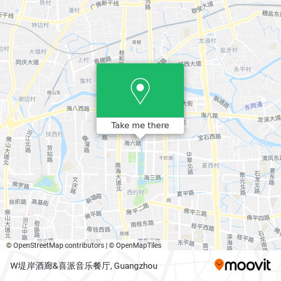 W堤岸酒廊&喜派音乐餐厅 map