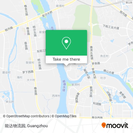 能达物流园 map
