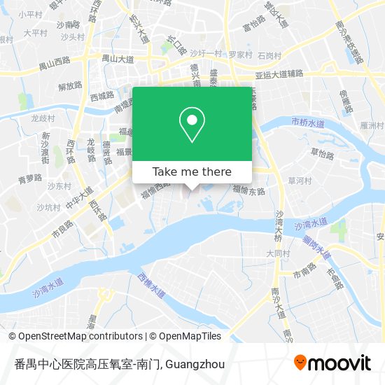 番禺中心医院高压氧室-南门 map