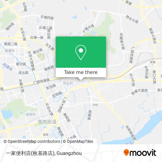 一家便利店(枚基路店) map