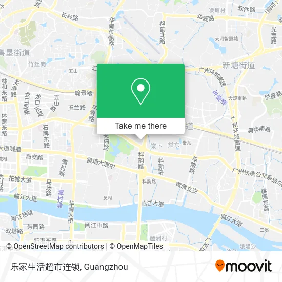 乐家生活超市连锁 map