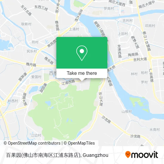 百果园(佛山市南海区江浦东路店) map