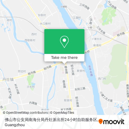 佛山市公安局南海分局丹灶派出所24小时自助服务区 map