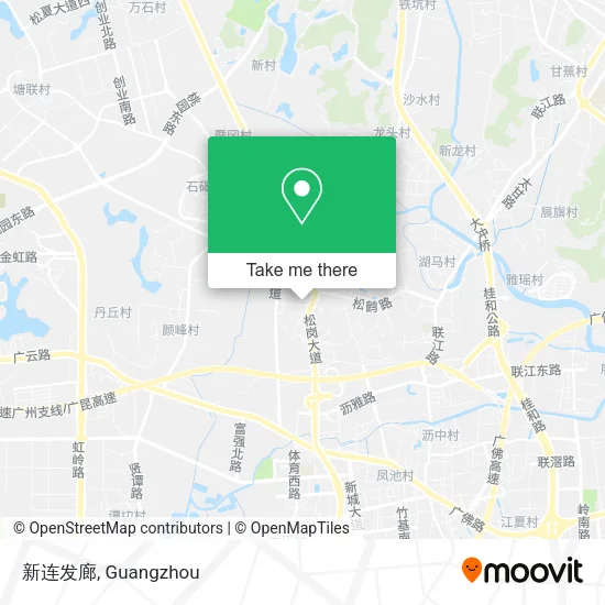 新连发廊 map
