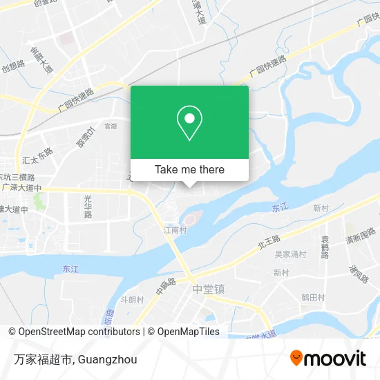 万家福超市 map
