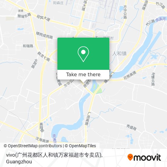 vivo(广州花都区人和镇万家福超市专卖店) map