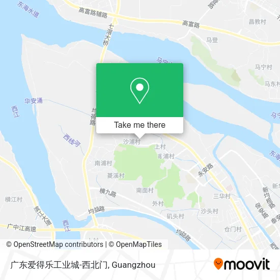 广东爱得乐工业城-西北门 map