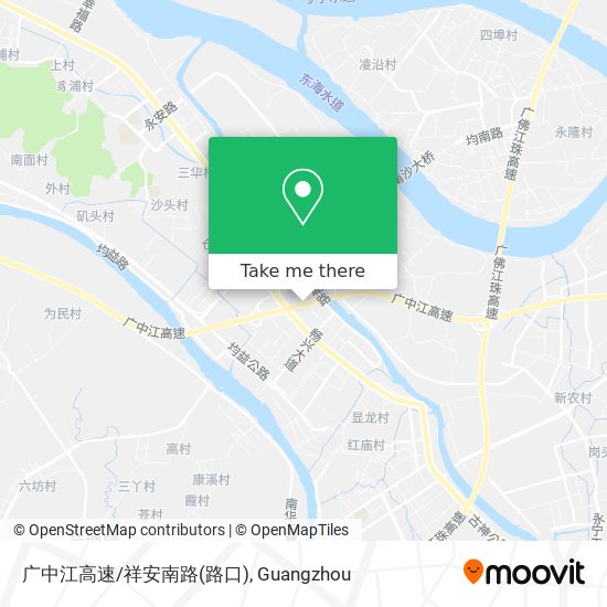 广中江高速/祥安南路(路口) map