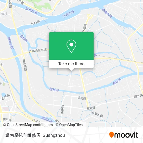 耀南摩托车维修店 map