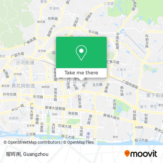 耀晖阁 map