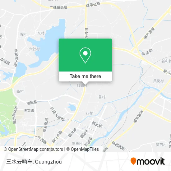 三水云嗨车 map