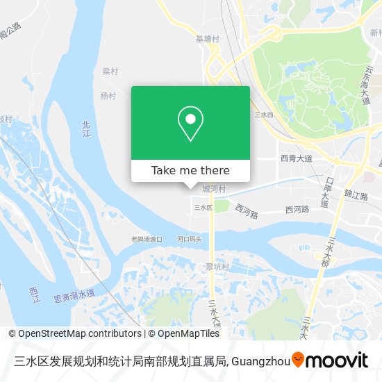 三水区发展规划和统计局南部规划直属局 map