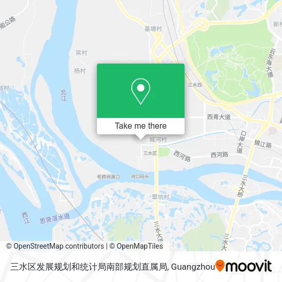 三水区发展规划和统计局南部规划直属局 map