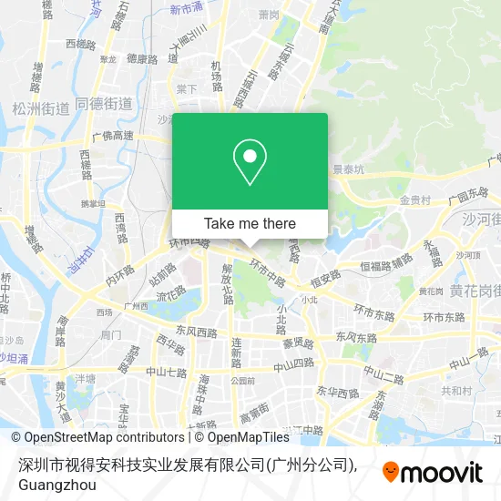 深圳市视得安科技实业发展有限公司(广州分公司) map