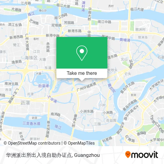 华洲派出所出入境自助办证点 map