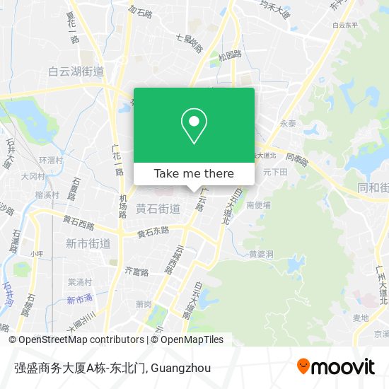 强盛商务大厦A栋-东北门 map