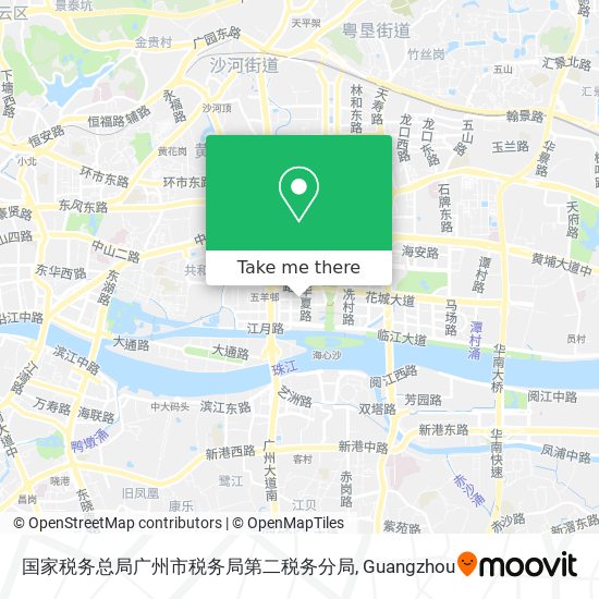 国家税务总局广州市税务局第二税务分局 map