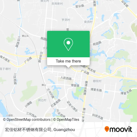 宏佳铝材不锈钢有限公司 map