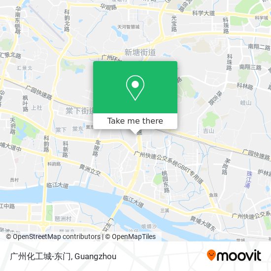 广州化工城-东门 map