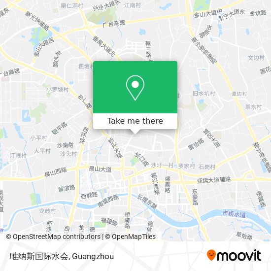 唯纳斯国际水会 map