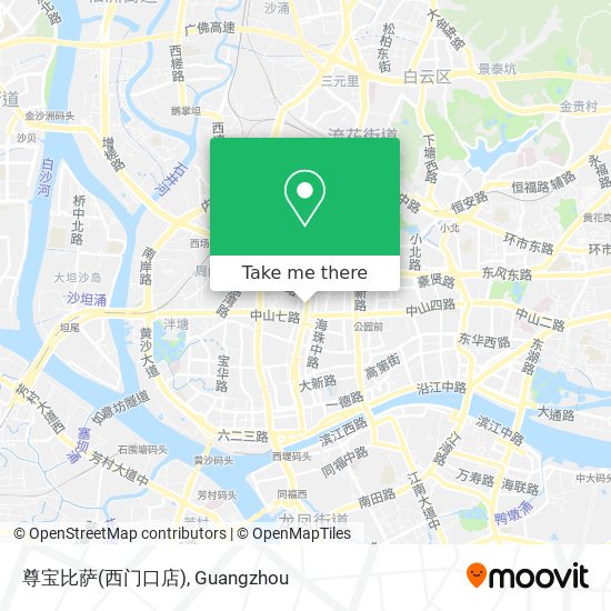 尊宝比萨(西门口店) map