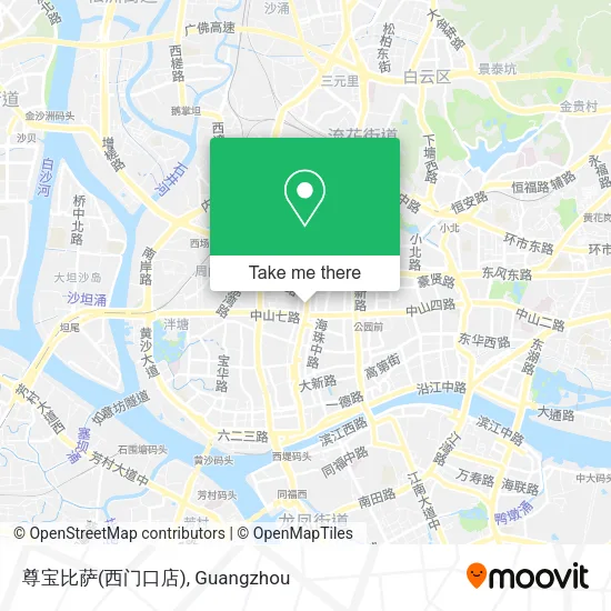 尊宝比萨(西门口店) map