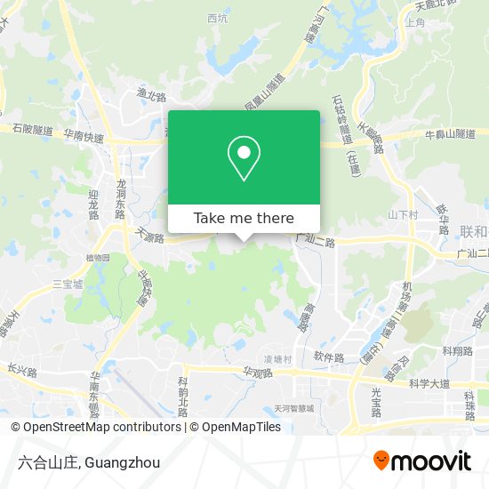 六合山庄 map