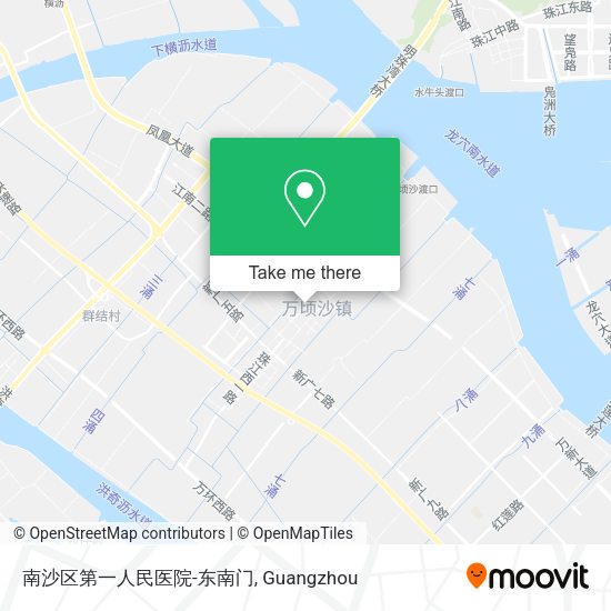 南沙区第一人民医院-东南门 map