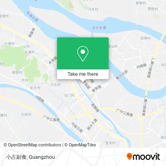 小占副食 map
