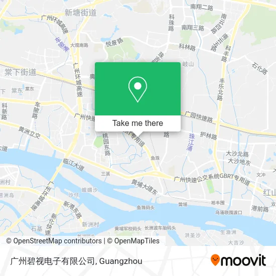 广州碧视电子有限公司 map