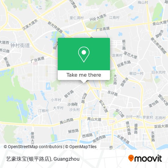 艺豪珠宝(银平路店) map
