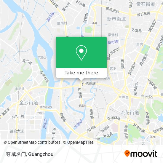 尊威名门 map