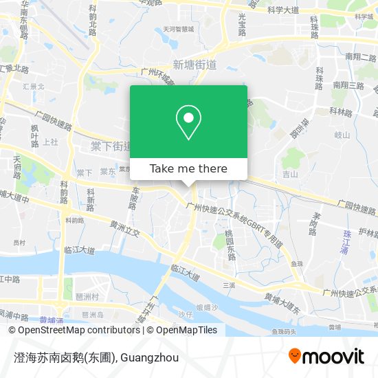 澄海苏南卤鹅(东圃) map