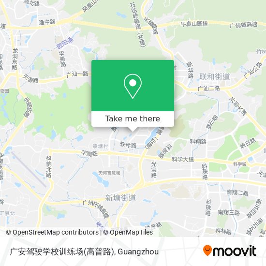 广安驾驶学校训练场(高普路) map