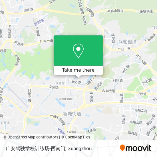 广安驾驶学校训练场-西南门 map