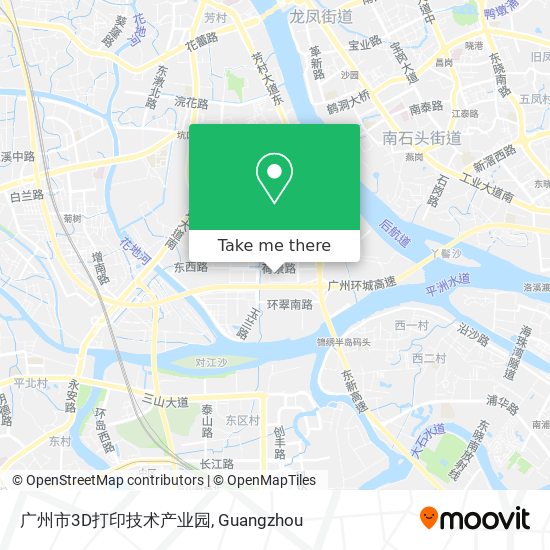 广州市3D打印技术产业园 map