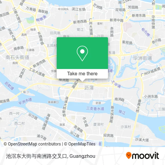 池滘东大街与南洲路交叉口 map