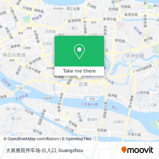大展雅苑停车场-出入口 map