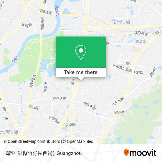 耀亚通讯(竹仔园西街) map