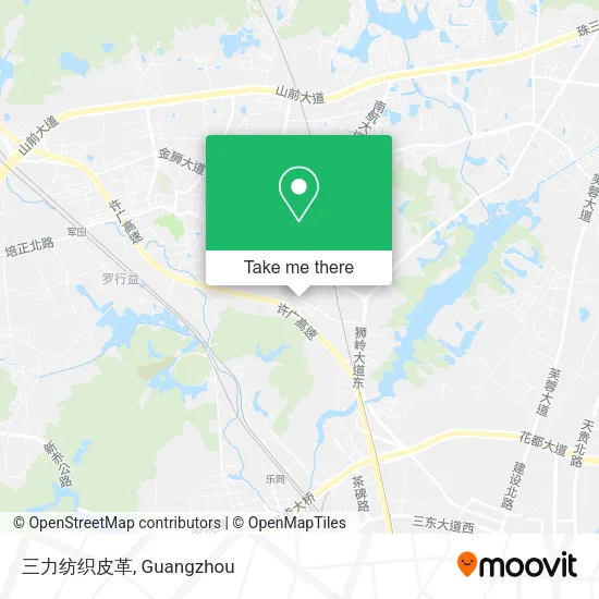 三力纺织皮革 map