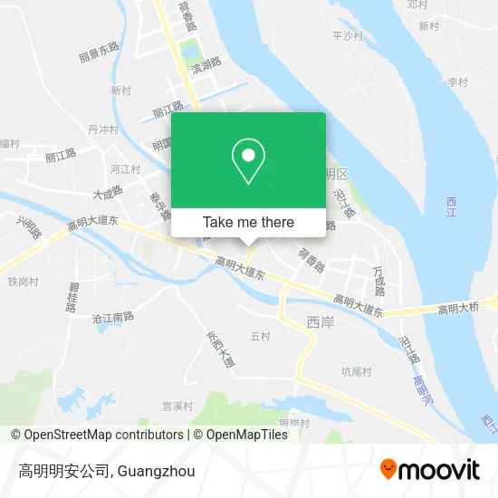高明明安公司 map