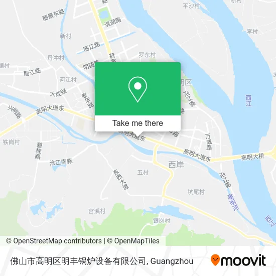 佛山市高明区明丰锅炉设备有限公司 map